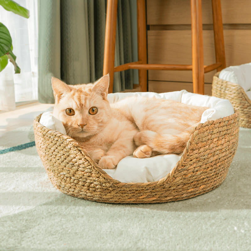バスケットベッド【MEAO】 猫 ねこ ベッド おしゃれ かわいい 夏